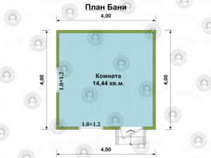 план дома под ключ