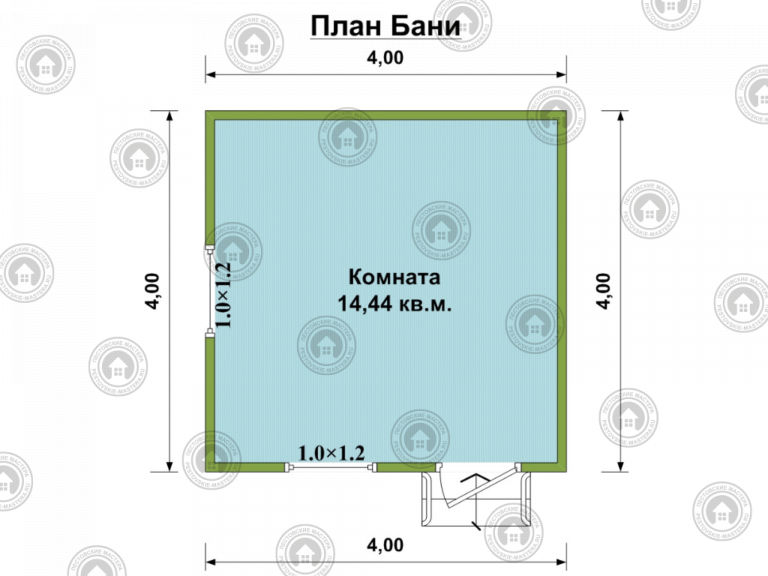 планировка одноэтажного каркасного дома