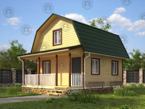 дом с крыльцом под ключ