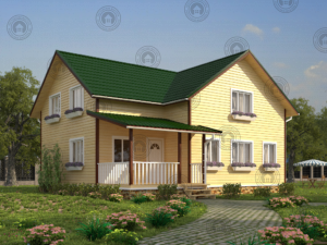 заказ дом с террасой